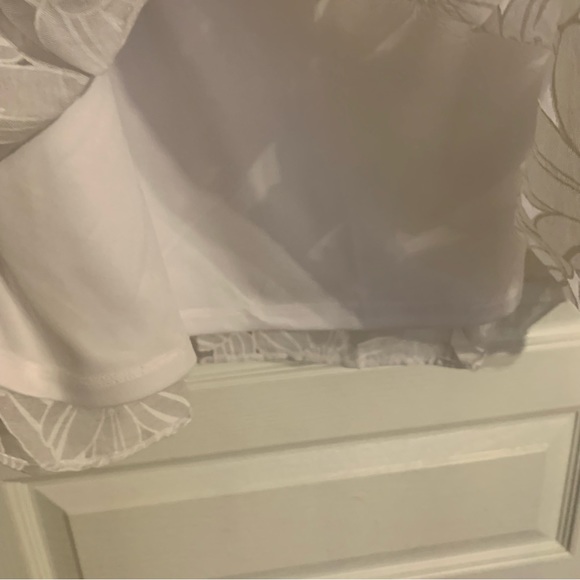 Rayon floral mid length flare skirt - Picture 6 of 9